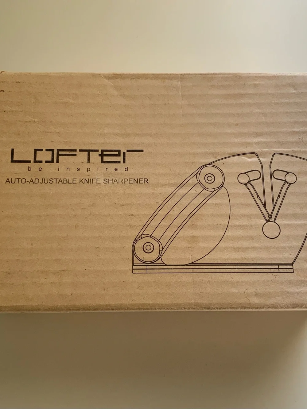 Lofter Auto-Adjustable Knife Sharpener - Brown